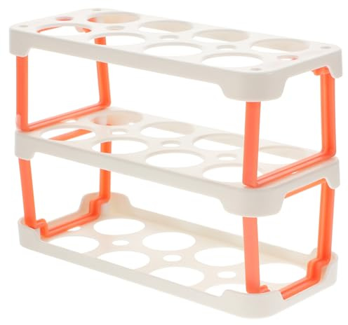 UKCOCO Portauova Due Strati in Plastica Contenitore Per Conservare Le Uova Scatola Per Uova Da Frigorifero