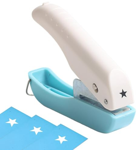Perforadora,Troquelador de 6 mm para Relieve - Troqueladora artesanal | para Cartón, Scrapbook, Journaling, Oficina, Escuela, Estudiantes