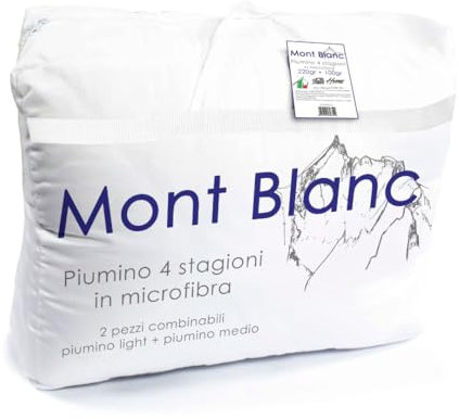 Tata Home Piumino Doppio 4 Stagioni in Morbida Microfibra Misura cm 250 X 200 Letto Matrimoniale