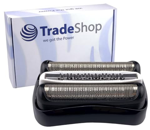 Hochwertiges Kombipack Doppel-Scherfolie Klingenblock Messer Rasierklinge Ersatzteil kompatibel mit Braun Series 3 300 3000S 300s 301S 301s 3020 3020S 3030 3040 3040S 3045 3050 3050cc 3050CC 3050cc