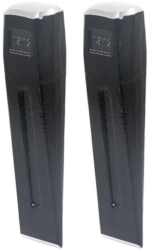 SPARES2GO Cincel de cuña para cortar troncos para madera de fuego (1,5 kg, 20,3 cm, 2 unidades)