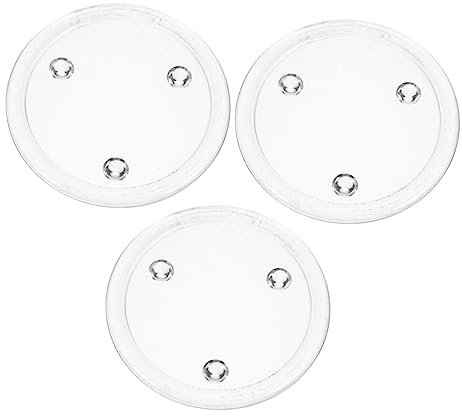 PRETYZOOM 3 Pz candeliere barattoli di candele lampada piatto di candele portacandele per matrimonio centro tavola luce porta vassoio per candele a di tè Bicchiere Transparent