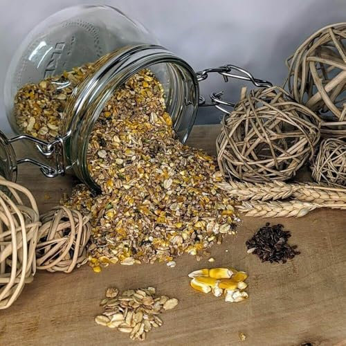 Wachtelgrütze GVO-frei 10 kg | gegrütztes Wachtelfutter mit Kräutern und Oregano Öl | mit Fischproteinen, Leinsamen und Bierhefe