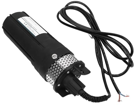 YWBL-WH Pompa Sommergibile per Pozzi Profondi, 96 W Ad Energia Solare con Alloggiamento Antiruggine e Dispositivo di Fissaggio in Acciaio Inossidabile, per L'Irrigazione, Irrigazione (DC12V)