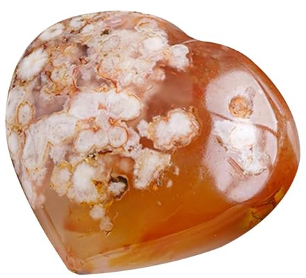 Amor de a – ágata de, piedra de palma de bolsillo en forma de