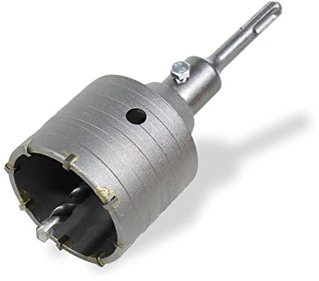 CCLIFE Bohrkrone 50/55/65/68/80/82/100 mm steckdosenbohrer beton mit SDS plus Adapter Bohrkrone Steckdose für Mauerwerk und Beton