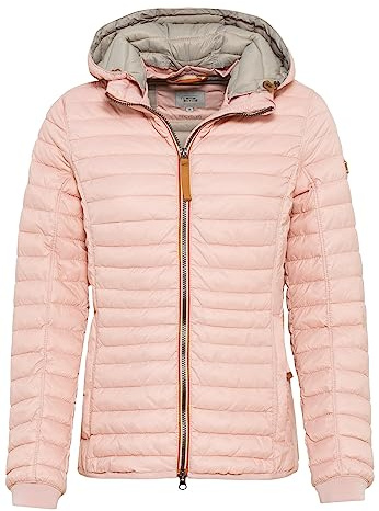 camel active Damen leichte Steppjacke mit Abnehmbarer Kapuze Rose, womenswear-36