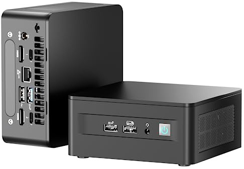 Intel NUC 12 Pro Mini PC Core i7-1260P|12 Kerne 16 Threads Mini Desktop Computer Iris Xe Grafik|16GB RAM 512GB SSD|Windows 11 Pro Desktop Mini Computer|Bluetooth 5.3|WiFi 6E |Thunderbolt4