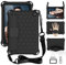 Foam Case for Amazon Fire HD 8 & HD 8 Plus (10th/12th Generation, 2020/2022 Release), Shockproof Cover with Shoulder Strap/Hand Strap with Retractable Stand