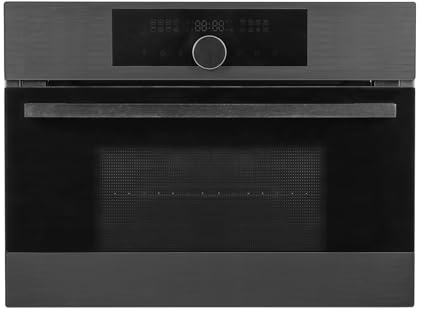 SIA BIPM40GM Compact 40L Convection Oven, Microwave & Grill in Gunmetal Grey