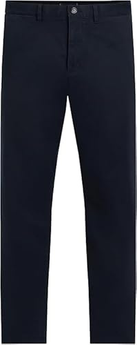 Tommy Hilfiger Uomo Pantaloni Chino Tapered Fit, Blu (Desert Sky), 40W/32L