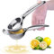 Zitronenpresse Handpresse 7cm – Manuelle Zitruspresse für Maximale Saftausbeute, Lemon Squeezer für Zitronen, Limetten & Kleine Orangen, Ideal für Bar, Küche & Restaurant