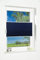 K-home Klemmfix-Plissee Blau 40 x 130 cm (B x L) Lichtschutz +++ Moderne Crushed Optik +++