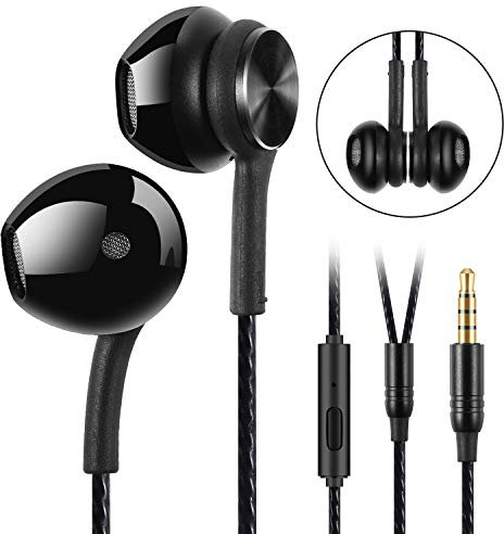 GUUVOR Auriculares magnéticos Deporte, In-Ear con micrófono, Resistente al Sudor, Aislamiento de Ruido, Alta Definición, Bajos potentes, para Samsung, LG, Xiaomi, Huawei