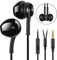 GUUVOR Auricolari,Cuffie Magnetici Sport,Auricolari in-Ear con Microfono,Resistente al Sudore,Isolamento del Rumore,Alta Definizione,Bassi Potenti,per Samsung,LG,Xiaomi, Huawei etc- Nero