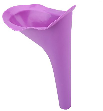 Embudo Urinario para Mujeres, Nuevo Dispositivo de Micción para Mujeres Orinal Femenino para Mujeres Embudo para Orinar Reutilizable Orinal Portátil para Mujeres Mujeres Viajes Inodoro(púrpura)