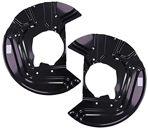 ATEC Germany 2x Placa de anclaje delantera izquierda y derecha protector contra salpicaduras para disco de freno Compatible con BMW Serie X3 (E83)