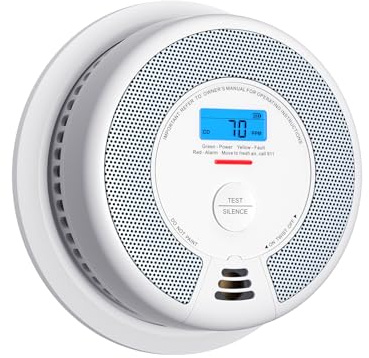 X-Sense Smart Smoke and Carbon Monoxide Detector Combo, Battery-Operated (Not AC Hardwired) Interconnected Combination Smoke Carbon Monoxide Detector, Base Station Required, SC07-MR, 1-Pack