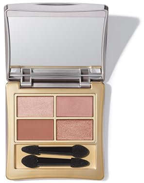 Elizabeth Arden Eyeshadow Quad in Profoundly Pink, mineralisch basiert, talkfreie Formel, veganer Lidschatten für langanhaltenden, wischfesten, samtigen Finish, 3g