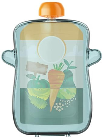 Support de poche à presser pour bébé, portable, anti-déversement, boîte à lait, réutilisable pour tout-petits, garçons et filles