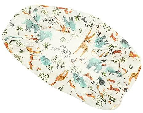 TOYANDONA Wickelunterlagen Bezug Waschbar Abnehmbarer Wickeltischbezug Aus Mit Tiermotiven Für Babys Pflegeleichte Weiche Und Atmungsaktive Wickelauflagenhülle