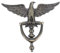 OSALADI Door Knockers for Front Door European Style Eagle Head Door Knob Front Doors Knocker with Peephole Gothic Door Decorative Safety Door Handle