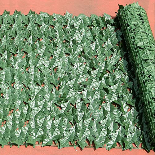 Panneaux de haie artificielle verte – Treillage de jardin pour jardin, protection UV, pare-soleil, clôture extérieure, revêtement mural décoratif (taille : 1,5 x)