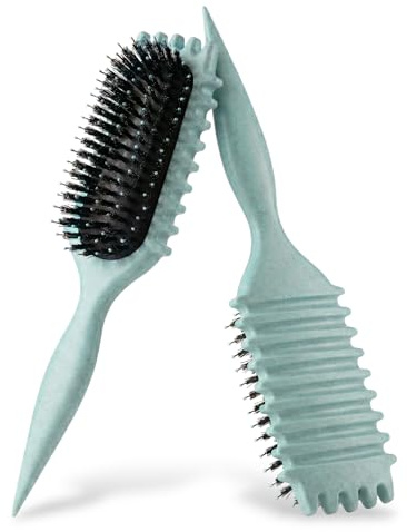 PRISMAL Spazzola Capelli Ricci Curl Brush - Definizione e Styling per Capelli Ricci, Mossi e Ondulati - Pettine Districante Anti-Crespo - Uso Professionale e Quotidiano