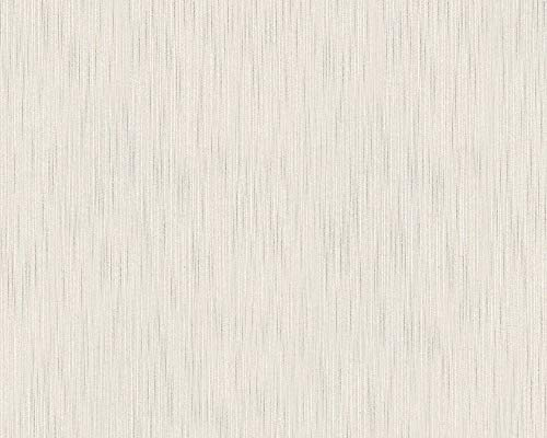 Architects Papper textiltapet metallic silk tapet uni 10,05 m x 0,53 m grå tillverkad i Tyskland 306834 30683-4