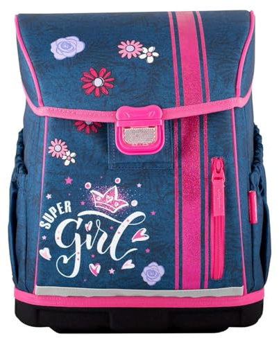 Hama New Generation Schulranzen für 1.-4. Klasse Grundschule (Jeans Girl)
