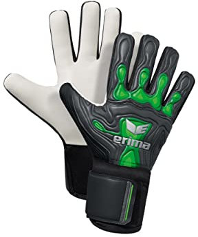 Erima Unisex Jugend Flex-Ray New Talent FS Torwarthandschuh, schwarz/Green Gecko, 3