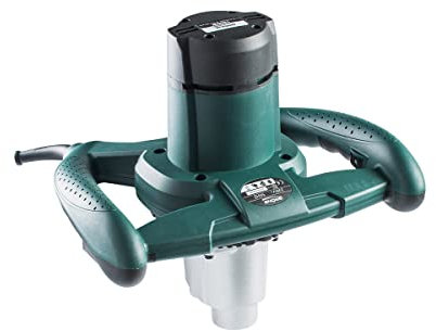 GRÖNE GMV 18-2-S 1800W Mezclador - Rosca M14 - Alta Potencia - Varios Modos de Funcionamiento - Control de Velocidad - para Mezclar Cola, Pinturas, Mortero - Arranque Seguro