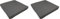 Palettenkissen Outdoor Wasserdicht | Stuhlkissen | Gartenstuhlauflagen | Sitzauflagen Gartenmöbel | Bankauflage | Sitzkissen Gartenstuhl | Polster Gartenmöbel | Set aus 2 | 60 x 60 cm Grau