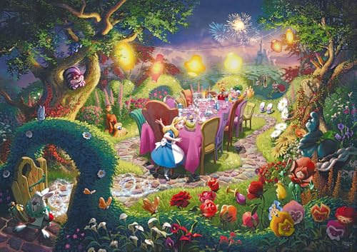 Schmidt | Thomas Kinade: Disney Mad Hatter’s Tea Party (6,000 Pieces) | Jigsaw Puzzle | Ages 14+ | 1+ Players
