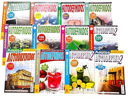 Autodefinidos Variados Pack de 4 Libros Surtidos Entretenimiento Y Desafío para Adultos Edición Actualizada Nuevos Modelos