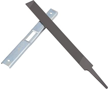 KooingTech Flachfeile Für Kettensäge 188mm, Sägekettenfeile Mit Tiefenbegrenzer, Flache Metallfeile, Kettensägen-Schärfwerkzeug