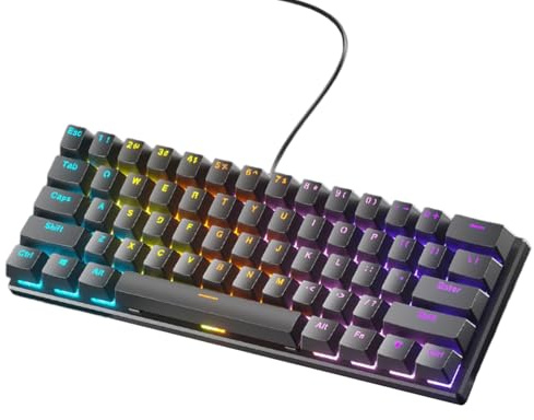 YUGSHNKFC Clavier mécanique à LED remplaçable à chaud pour ordinateur portable ergonomique