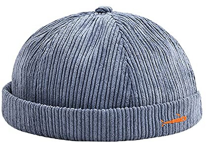 YAMEE Docker-Cap Herren Docker Mütze Damen Seemannsmütze Hafenmütze Herrenmütze Bikercap Hat Wandermütze Dockercap Kopfbedeckung Seemannskappe （Kopfumfang Größenverstellbar）