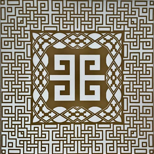 Paneele aus Polystyrol XPS, Deckenpaneele, 3D Wandpaneele, Styropor Dekoren, Decken Retro Vintage Wandverkleidung, 3mm dick - 50x50cm (20m²-80 Stück, Verso White)