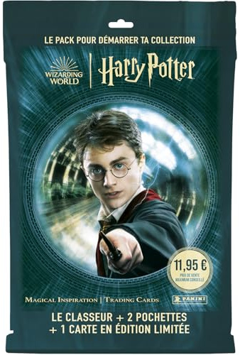 Panini Harry Potter Prophecy Trading Cards Starter Pack (1 Carpeta + 2 Fundas + 1 Tarjeta de edición Limitada) 004678SPAFGD