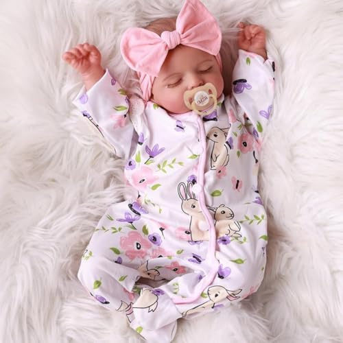 Lonian Reborn Dolls 18 inch Realistic Newborn Baby | sleeping reborn baby dolls,soft cotton bodym,lifelike baby dolls,simulation