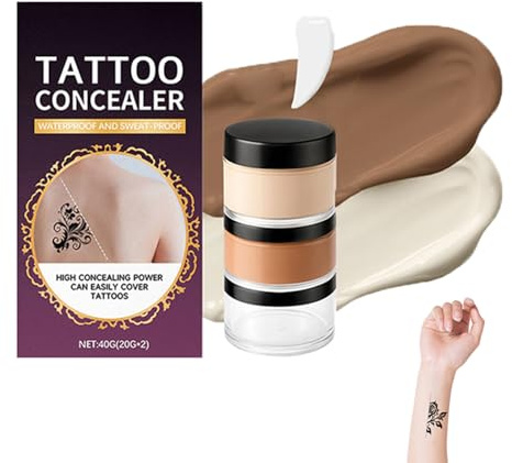 Correttore Corporale Anti- Crema Trucco Camouflage Impermeabile Colorazione Invisibile Resistente al Sudore per Festa Cosplay | Cosplay Halloween Ufficio Aula Festa Giornaliera