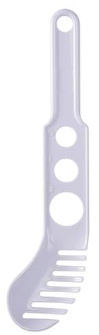 Cuchara de herramientas para medir espaguetis - Colador de alimentos, cucharón medidor de pasta para control de porciones, utensilio de cocina multifuncional, ideal para restaurantes, escuelas