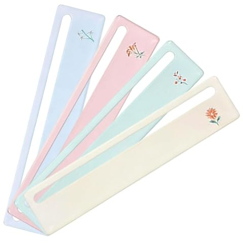 Genérico Lector de Línea para Cartas de Mahjong,Set de 4 Piezas Ligero y Fácil de Usar,Localizador de Reglas y Ayuda Visual - para Noches de Juego, Práctica y Aprendizaje