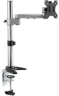 RICOO Monitor Halterung 1 Monitor TS1611 höhenverstellbar Arm Halter für 13-32 Zoll schwenkbar Bildschirmhalterung Arme neigbar Tischhalterung Bildschirm VESA 75x75 100x100 Monitorhalter