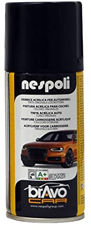 Nespoli vernice acrilica per auto nero 96101 Bravocar 150ml