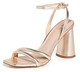 Sam Edelman Women's Kia Heeled Sandal, Gold Leaf, 6 UK