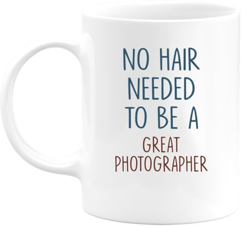 quotedazur - Mug Pas Besoin De Beaucoup de Cheveux Pour Être Un Super Dessinateur - Blanc/Céramique