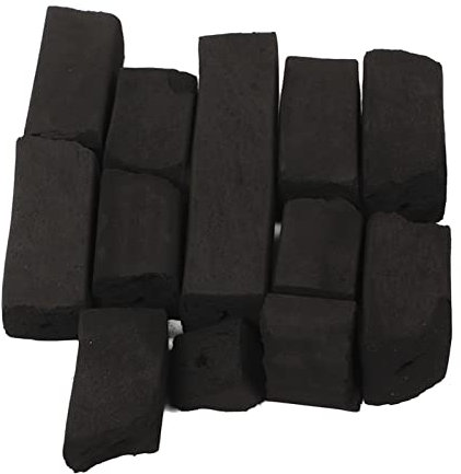 Fyearfly Barbecue au charbon de bois, sans fumée, haute valeur calorifique pour le camping, résistant aux brûlures, 1,5 kg