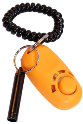 XAGMODSHN Hundetraining Clicker und Pfeife in Einem Konsistente Positive Verstärkungen für Hunde Fix Unerwünschtes Verhalten